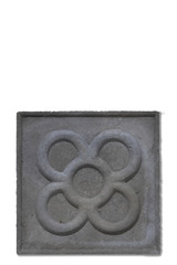 Baldosa del ensache. flor de Barcelona. Ensanche. Modernismo