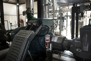 Obraz na płótnie Canvas Pump in the heating plant