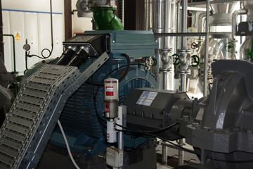 Pump in the heating plant. - 221869364