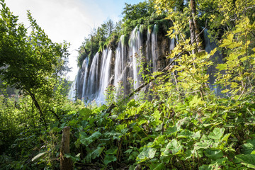 Waterfall at Plitvice Lakes, Croatia