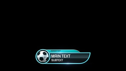 Soccer Game Lower Third