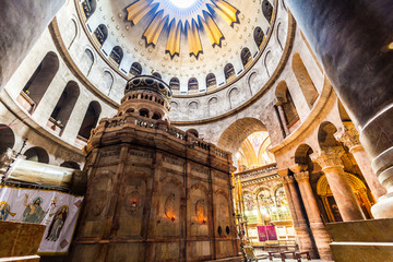 Fototapeta premium View of church of the Holy Sepulchre