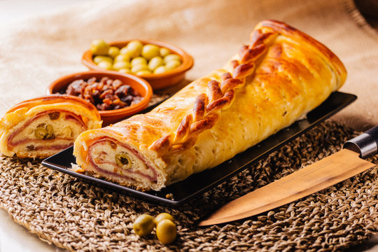 Venezuelan ham bread, typical for Christmas holidays in South America