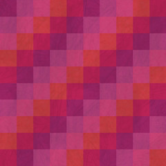 Abstract patchwork stripes seamless pattern. Red and rose color combination