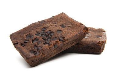 american brownie pie isolated
