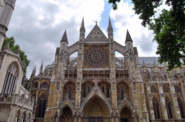 Fototapeta premium Westminster Abbey North Façade, London, England