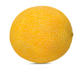 Fresh melon isolated on white background with clipping path