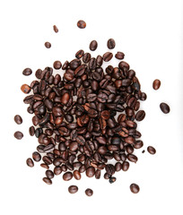 Coffee Beans isolated on white.