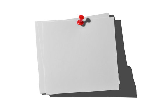 Grey note stickers - Shadow - Isolated