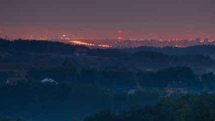Przemysłowy krajobraz nocą © Michal45