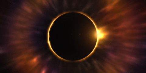 eclipse sun in the sky