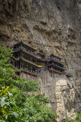 hanging monastery at datong, china