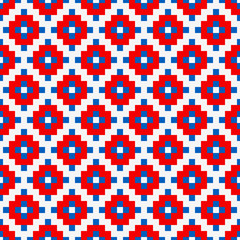 Abstract seamless rhombuses pattern.