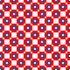 Abstract seamless rhombuses pattern.