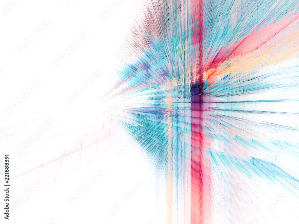 Poster abstract background element. fractal graphics 3d illustration. visualisation and information technol