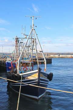 Fishing boats in Stranraer harbour
