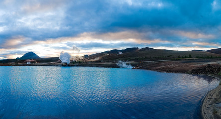 Vulkanischer See, Myvatn, Island