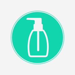 Liquid soap vector icon sign symbol