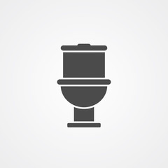 Toilet vector icon sign symbol