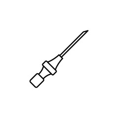 Catheter icon. Element of blood donation icon for mobile concept and web apps. Thin line Catheter icon can be used for web and mobile