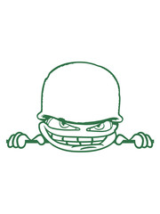 wand mauer gesicht kopf soldat tarnmuster krieg armee army verteidigung helm grinsen körper zwerg klein mini lustig comic cartoon clipart