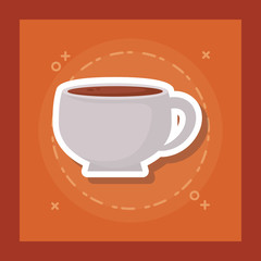 delicious coffee cup icon