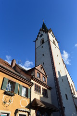 Fototapeta na wymiar Stadtpfarrkirche Mariä Himmelfahrt in Engen - Landkreis Konstanz 