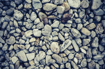Grey pebbles background