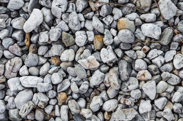 Grey pebbles background