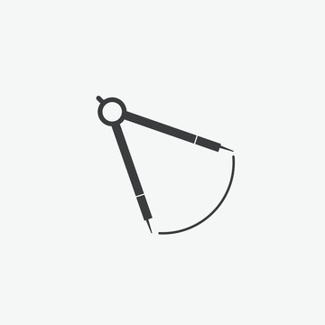 Drawing Compass Vector Icon