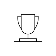 cup icon. Element of school icon for mobile concept and web apps. Thin line cup icon can be used for web and mobile