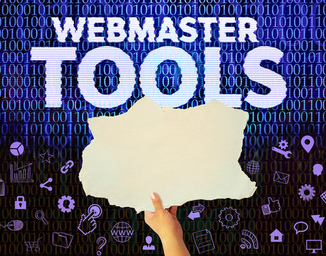 Webmaster Tools, Hands Holding Blank Paper