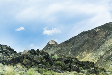 Mountain view in California