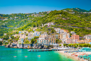 Town of Amalfi, Amalfi Coast, Campania, Italy