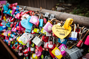 Love Locks at N Seoul Tower