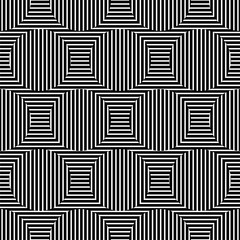 Striped optical illusion background. Seamless pattern. Vector.ストライプ錯視パターン