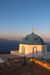 Grecian Church at Sunset