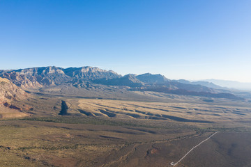 Aerial of Red Rock Canyon Conservation Area, Nevada
