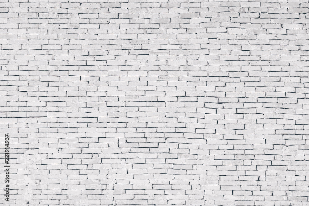 Poster white brick wall texture design. empty white brick background for presentations and web design. a lo