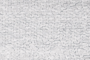 Fototapeta na wymiar White brick wall Texture Design. Empty white brick Background for Presentations and Web Design. A Lot of Space for Text Composition art image, website, magazine or graphic for design