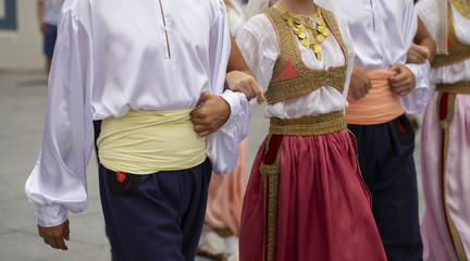 Serbian folk dance group