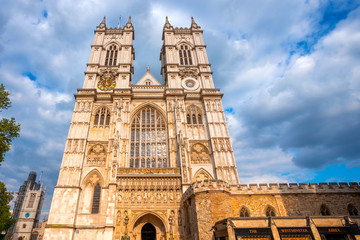 Fototapeta na wymiar Westminster Abbey church in London, UK