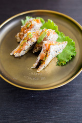 Fresh Salmon Sushi Sandwich