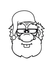gesicht kopf opa alt großvater schlafanzug mantel mütze müde bett gehen abend nacht hornbrille schlafen träumen comic cartoon clipart
