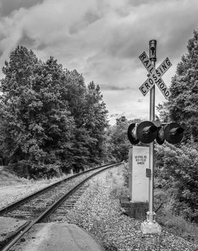 Railroad Crossing in corbin kentucky that leads to an old coal wash