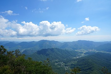 Naklejka premium photo taken the mountain trekking