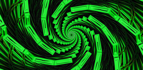 swirl abstract colorful background green dmt trippy concept