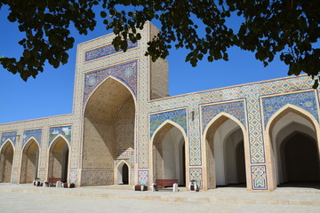 Fototapeta na wymiar Madrasa Boukhara Ouzbékistan - Madrasa Bukhara Uzbekistan
