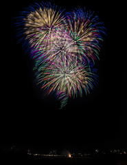 Fototapeta premium Fireworks display