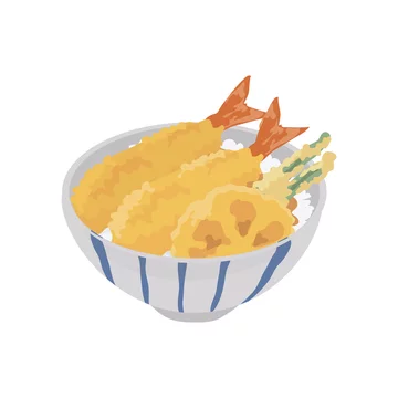 天丼 イラスト Stock ベクター Adobe Stock